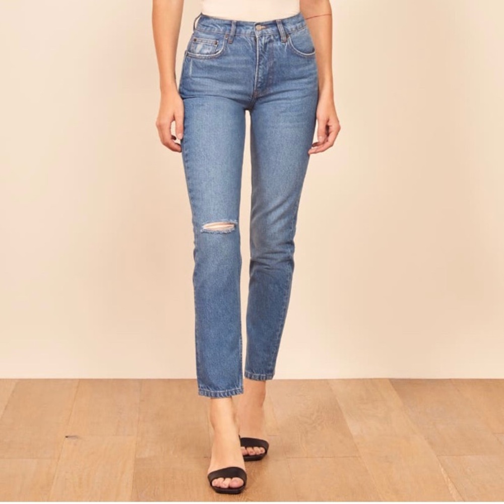 NWT Reformation Julia High Cigarette Jean
